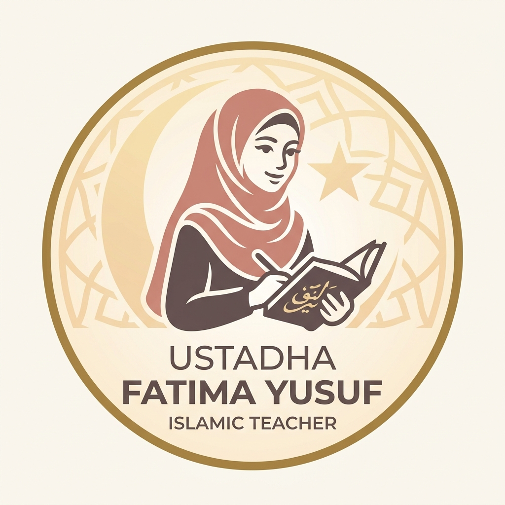 Young child learning Quran online with a kind female teacher who creates a nurturing environment
